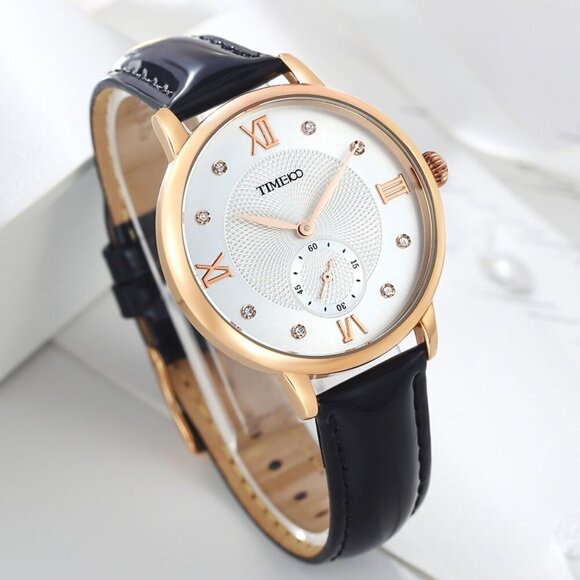 Women's Watches for Ladies Female Wrist Watch Leather Band Waterproof Thin Minim - Picture 8 of 9